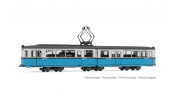 ARNOLD 2529D Tram, DUEWAG GT6, Heidelberg, blue white livery, period IV, with DCC decoder