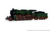 ARNOLD 9066S KPEV, steam locomtive class 58.10-40, 3-dome boiler, green/brown livery, ep. I, with DCC sound decoder
