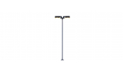 BRAWA 84060 H0 LED Platzleuchte 2-fach, e BRAWA 84060 H0 LED Platzleuchte 2-fach, e