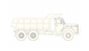 BREKINA 10225 Brekina, Magirus Jupiter Kipper, weiss, 1960, 1:87 BREKINA 10225 Brekina, Magirus Jupiter Kipper, weiss, 1960, 1:87