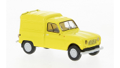 BREKINA 14750 Renault R4 Fourgonnette gelb, 1961, BREKINA 14750 Renault R4 Fourgonnette gelb, 1961,