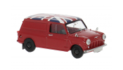 BREKINA 15365 Brekina, Austin Mini Countryman, rot, 1960, Union Jack, 1:87 BREKINA 15365 Brekina, Austin Mini Countryman, rot, 1960, Union Jack, 1:87