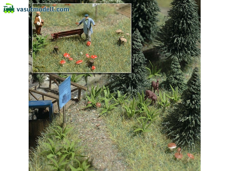 BUSCH 1203 Páfrányok, gombák BUSCH 1203 Páfrányok, gombák