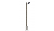 BUSCH 4159 Lampe mit Holzmast H0 BUSCH 4159 Lampe mit Holzmast H0