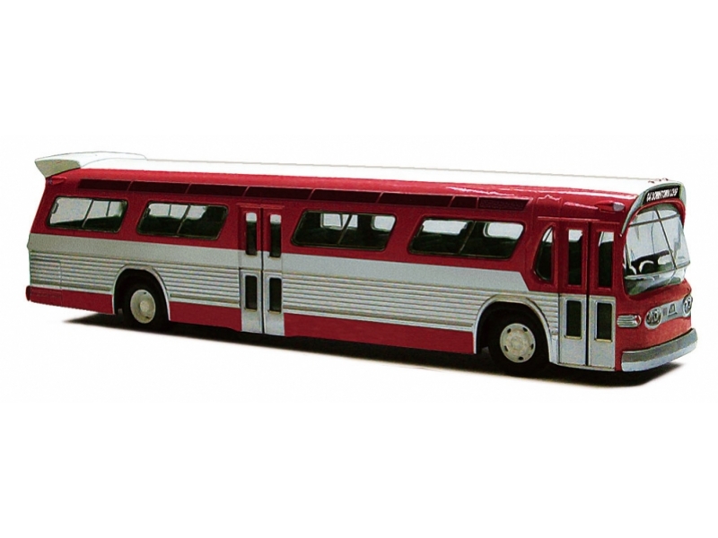 BUSCH 44501 Bus Fishbowl rot BUSCH 44501 Bus Fishbowl rot