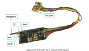 DigiTools 5100 DigiSound 5.1 DCC hangdekóder, 8-tűs, M62-Szergej + hangszóró