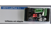 ESU 59315 LokPilot 5 L DCC/MM/SX/M4, Stiftleiste mit Adapter, Retail (G, 0, 1)