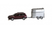 FALLER 161550 CAR-SYSTEM jármű: VW Touareg lószállító utánfutóval FALLER 161550 CAR-SYSTEM jármű: VW Touareg lószállító utánfutóval