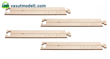 FALLER 162111 CAR-SYSTEM �telem: LASER-CUT egyenes (4 db)