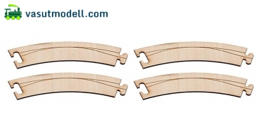FALLER 162120 CAR-SYSTEM �telem: LASER-CUT �ves, 45� (4 db)
