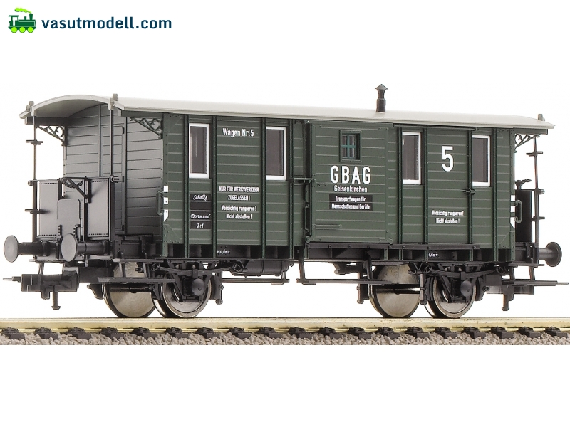 FLEISCHMANN 536802 Személyzeti teherkocsi, GBAG FLEISCHMANN 536802 Személyzeti teherkocsi, GBAG