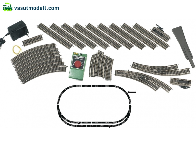 FLEISCHMANN 639901 Analóg kezdőkészlet szerelvény nélkül FLEISCHMANN 639901 Analóg kezdőkészlet szerelvény nélkül