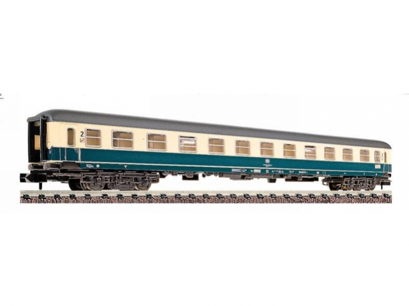 FLEISCHMANN 8192 Személykocsi D-Zug, fülkés 2.osztály, DB, ozeanblau-beige FLEISCHMANN 8192 Személykocsi D-Zug, fülkés 2.osztály, DB, ozeanblau-beige