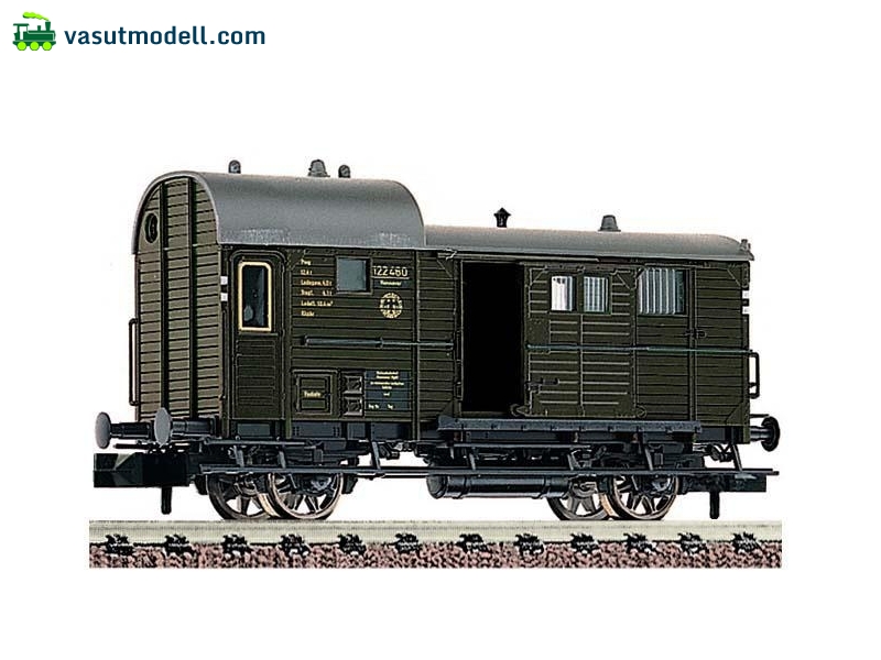 FLEISCHMANN 8302 Tehervonati poggyászkocsi Pwg, DRG FLEISCHMANN 8302 Tehervonati poggyászkocsi Pwg, DRG