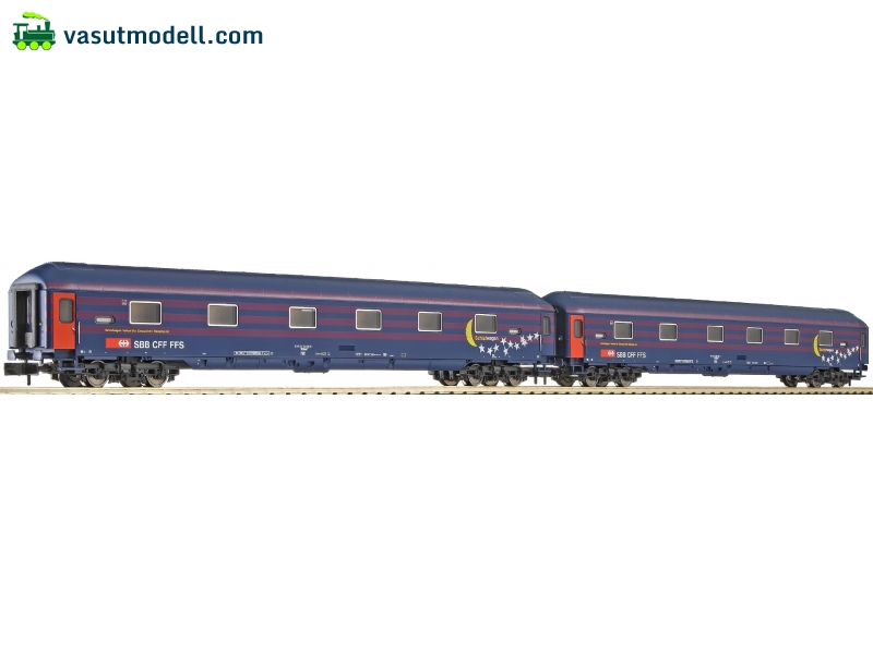 FLEISCHMANN 864702 Hálókocsi, SBB, 2db FLEISCHMANN 864702 Hálókocsi, SBB, 2db