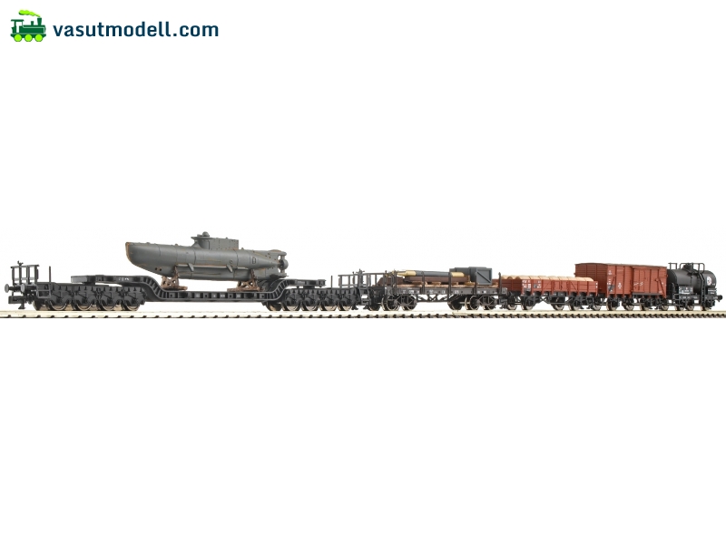FLEISCHMANN 880901 Teherkocsi-készlet I. (5 részes) Marine Museum, DB FLEISCHMANN 880901 Teherkocsi-készlet I. (5 részes) Marine Museum, DB