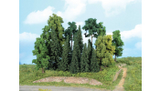 HEKI 1957 Mischwald H0, 20 Bäume + Tannen 7-18 cm