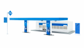 KIBRI 38547 H0 Moderne ARAL Tankstelle KIBRI 38547 H0 Moderne ARAL Tankstelle