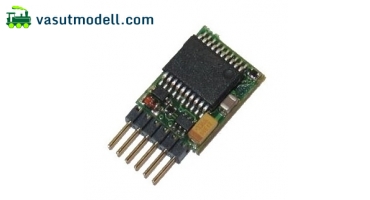 Kuehn-Modell 81330 Mozdonydekóder N025-P, közvetlen 6 tűs csatlakozó NEM651 Kuehn-Modell 81330 Mozdonydekóder N025-P, közvetlen 6 tűs csatlakozó NEM651