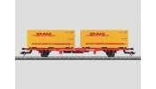 Märklin 47705 Konténerszállító teherkocsi, DHL, DB-AG, V (2×700580)