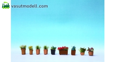NOCH 14031 Laser-Cut mini: Blumen in Blument�pfen