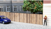 NOCH 14213 Wooden Wall, 37,2 cm long, 2,4 cm high NOCH 14213 Wooden Wall, 37,2 cm long, 2,4 cm high