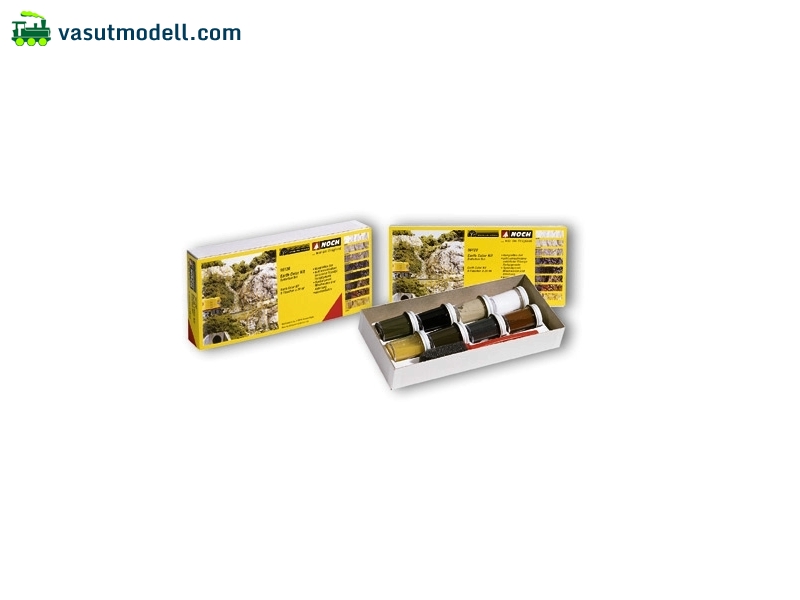 NOCH 96120 WOODLAND Earth Color Kit földszínű festék készlet NOCH 96120 WOODLAND Earth Color Kit földszínű festék készlet