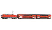 PIKO 59102 Digitális kezdőkészlet: DB AG BR 146 mit 2 Dosto A-Gleis & B VI (SmartControl WLAN vezérlővel, ágyazatos sínnel) PIKO 59102 Digitális kezdőkészlet: DB AG BR 146 mit 2 Dosto A-Gleis & B VI (SmartControl WLAN vezérlővel, ágyazatos sínnel)