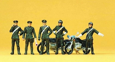 PREISER 10175 Carabinieri, olasz motoros csend�ri egys�g
