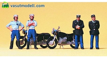 PREISER 10191 Gendarmerie, francia motoros csend�ri egys�g