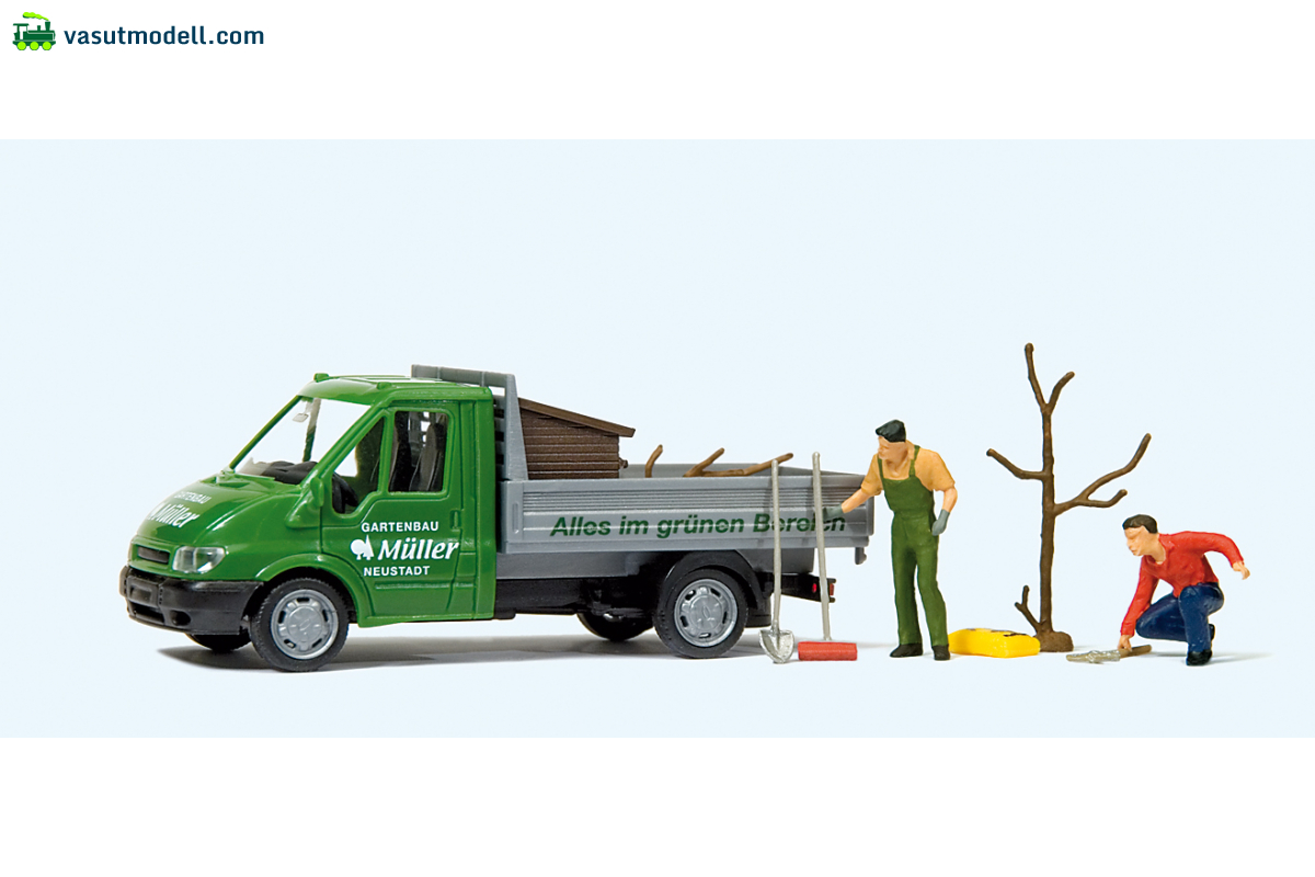 PREISER 33260 Ford Transit. Gartenbau Müll PREISER 33260 Ford Transit. Gartenbau Müll