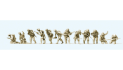 PREISER 72548 1:72 US-Army ejtőernyős figurák, D-Day 1944 PREISER 72548 1:72 US-Army ejtőernyős figurák, D-Day 1944