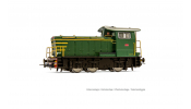 Rivarossi 2931 FS, diesel shunting locomotive class 245, green with yellow stripes, without side handrails, ep. IV