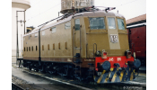 Rivarossi 2934 FS, 6-axle electric locomotive E.645 1st series, castano/isabella livery, simplified FS logo, pantographs 42U, ep. IV-V