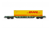 Rivarossi 6575 CEMAT, 4-axle container wagon Sgnss with 45 container DHL