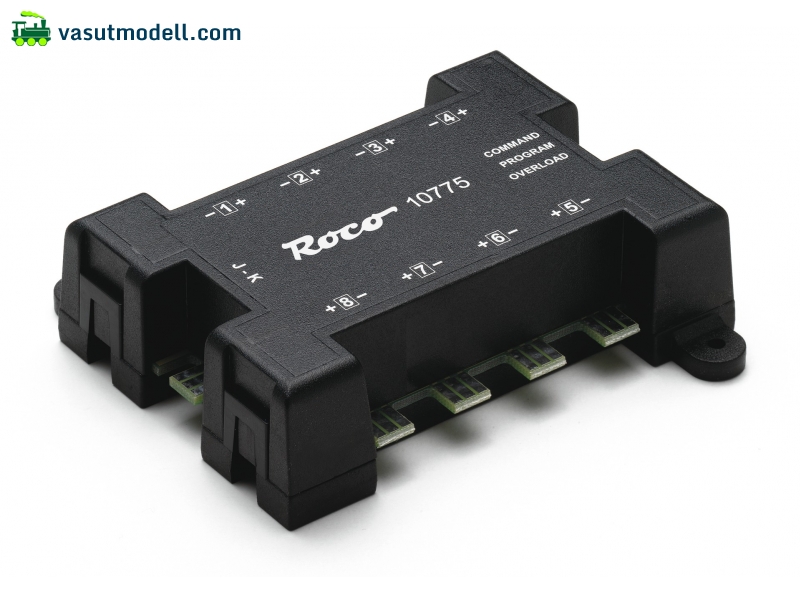 ROCO 10775 DCC mágnesdekóder - 8 db mágneshez ROCO 10775 DCC mágnesdekóder - 8 db mágneshez