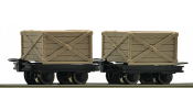 ROCO 34603 H0e Lóré, dobozos tárolóval (2 db) ROCO 34603 H0e Lóré, dobozos tárolóval (2 db)
