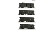 ROCO 6200055 4er Set Pers.Wag. SNCF