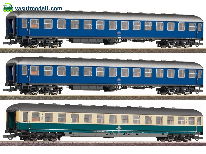 ROCO 64029 Személykocsi készlet (3db), DB-Nachtzug II, DB ROCO 64029 Személykocsi készlet (3db), DB-Nachtzug II, DB
