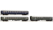 ROCO 64033 Személykocsi készlet (D-Zug) RIVIERA-EXPRESS II (3db), DB ROCO 64033 Személykocsi készlet (D-Zug) RIVIERA-EXPRESS II (3db), DB