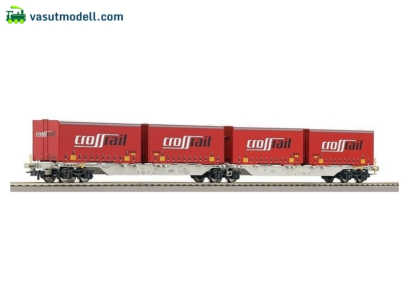 ROCO 66566 Konténerszállító iker-teherkocsi AAE, CROSS-RAIL ROCO 66566 Konténerszállító iker-teherkocsi AAE, CROSS-RAIL