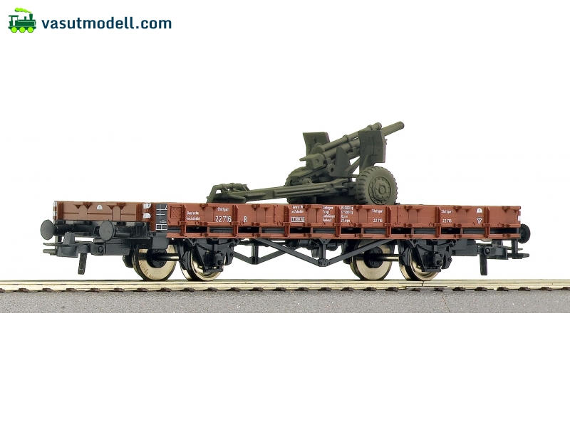 ROCO 67805 Rakoncás teherkocsi, DB, 105mm tüzérségi ágyúval ROCO 67805 Rakoncás teherkocsi, DB, 105mm tüzérségi ágyúval