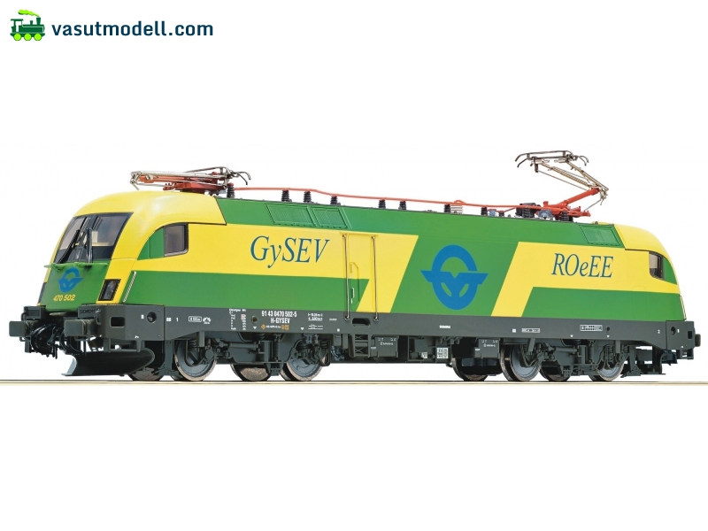 ROCO 72446 Villanymozdony, Taurus, Rh 470.502, GySEV, VI ROCO 72446 Villanymozdony, Taurus, Rh 470.502, GySEV, VI