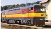 ROCO 72922 Dízelmozdony, Rh 751, vörös/sárga, CD, V