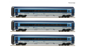 ROCO 74140 Személykocsi (3 db), Railjet, CD, VI, DCC