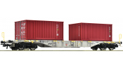 ROCO 77345 Cont.Tragw. AAE+Container
