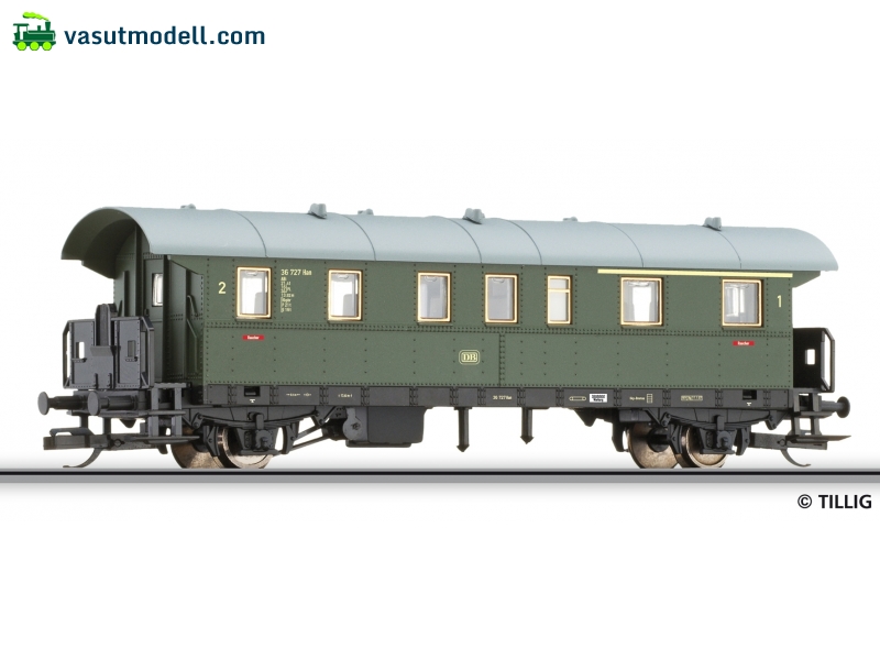 TILLIG 13013 Személykocsi, 1/2. osztály, DB, Donnerbüchse TILLIG 13013 Személykocsi, 1/2. osztály, DB, Donnerbüchse