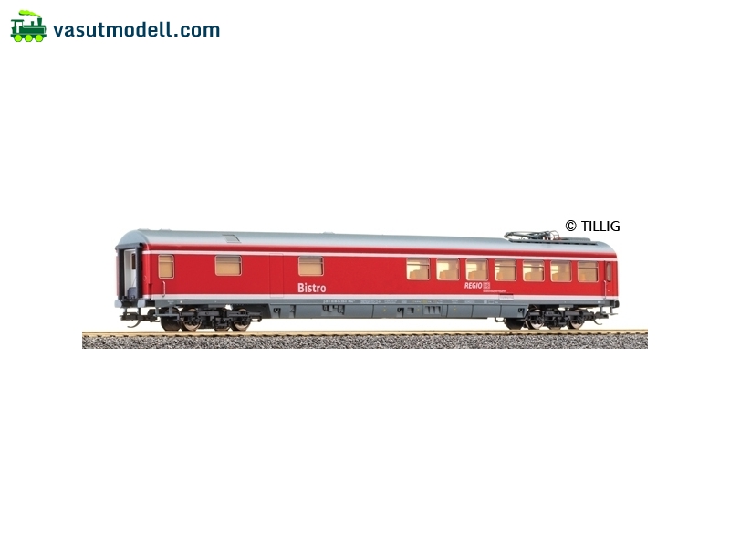 TILLIG 13696 Étkezőkocsi, DB-AG, verkehrsrot TILLIG 13696 Étkezőkocsi, DB-AG, verkehrsrot