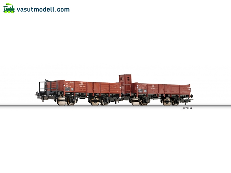 TILLIG 74189 Nyitott teherkocsi készlet (2 db), DR TILLIG 74189 Nyitott teherkocsi készlet (2 db), DR