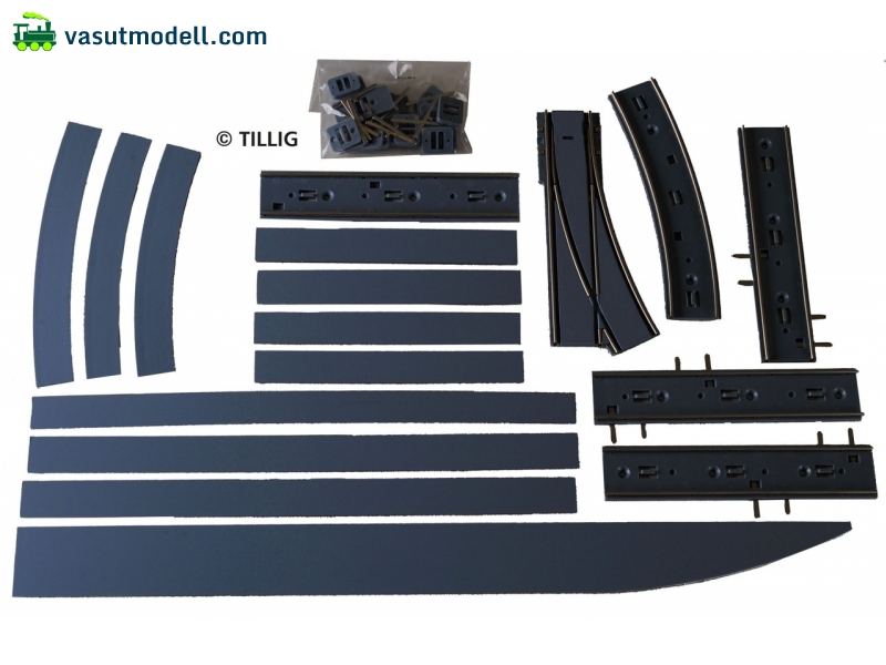 TILLIG 87112 Ausweiche links(1-sp) Asp TILLIG 87112 Ausweiche links(1-sp) Asp